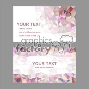 vector business card template set 027
