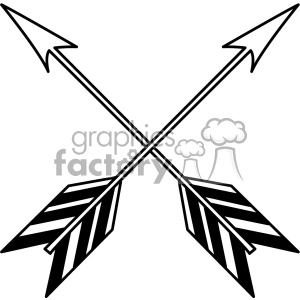 crossed arrow vector design 15