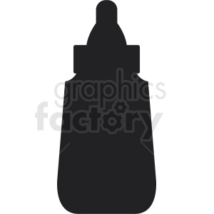 mustard bottle silhouette