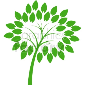 vector green tree design