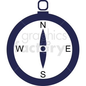 cartoon compass vector