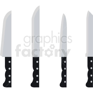 clipart cooking knives