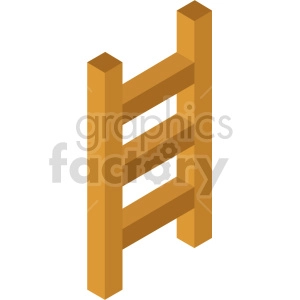 isometric ladder vector icon clipart 2