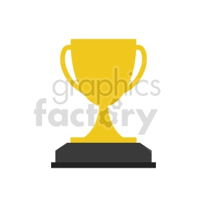trophy vector icon