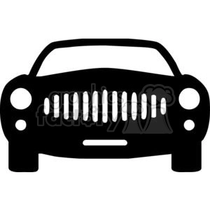 Front of a car Silhouettes