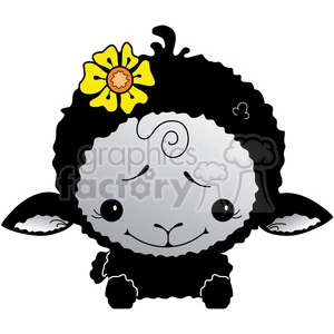 Sheep Black 3 in color