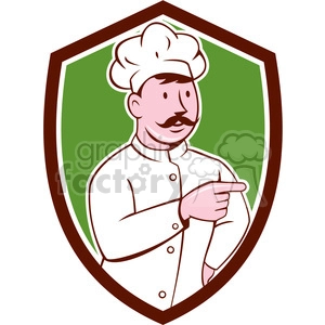 chef mustache pointing front SHIELD