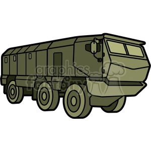 military armored mobile missle vehicle