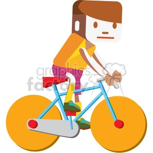 olympic cyclists illustration