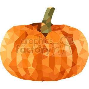 Pumpkin geometry geometric polygon vector graphics RF clip art images