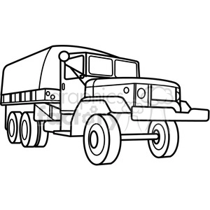 military armored transport vehicle outline