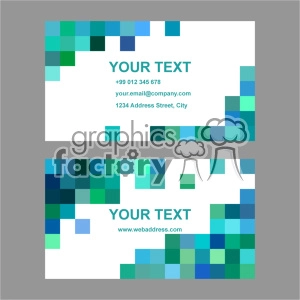 vector business card template set 039