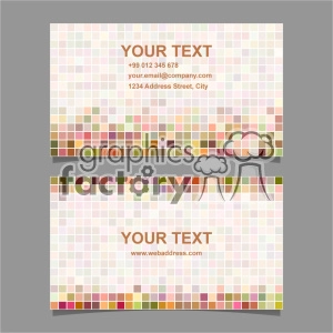 vector business card template set 057