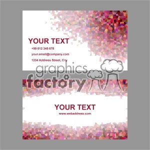 vector business card template set 030
