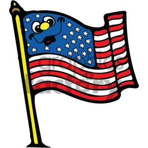 vector art american flag 002 c