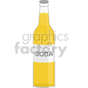 soda bottle flat icons