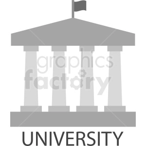university vector icon design