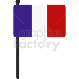french flag icon with rounded corners