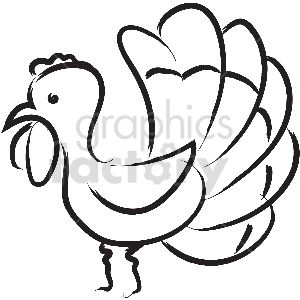 black and white tattoo rooster vector clipart