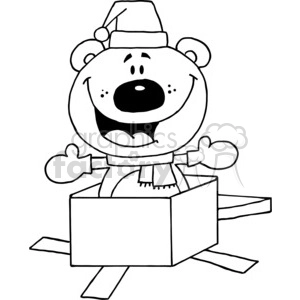 A teddy Bear Jack in the box