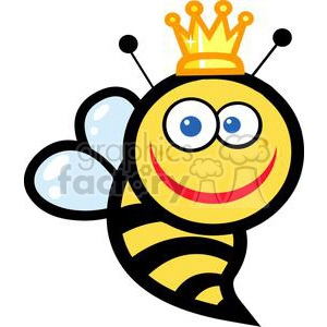 Smiling queen bee