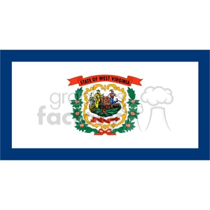 vector state Flag of West Virginia