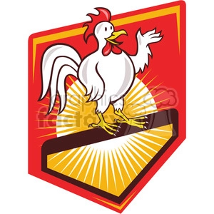 rooster standing hello SHIELD