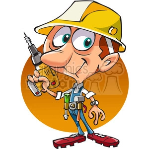 cartoon construction worker