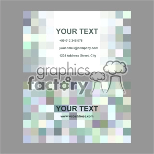vector business card template set 031
