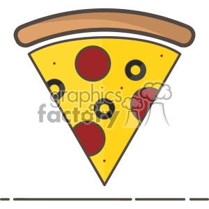 Pizza vector clip art icon