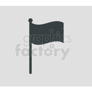 flag icon on gray background