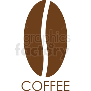 coffee bean logo design