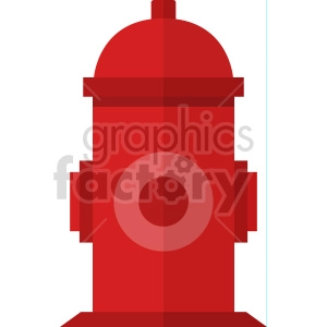 red fire hydrant vector icon graphic clipart