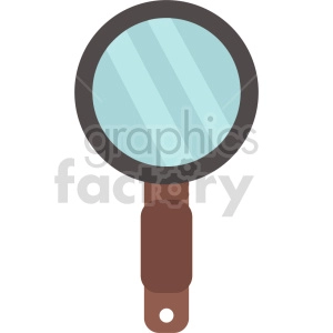 magnifying glass vector icon graphic clipart no background