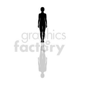silhouette womans body clipart