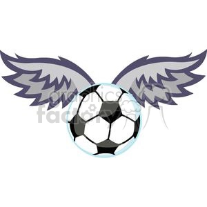 2557-Royalty-Free-Soccer-Ball-With-Wings