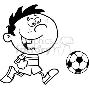 Royalty-Free Soccer Boy With Ball
