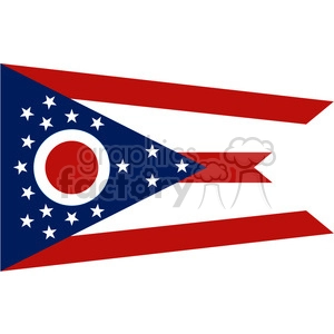 vector state Flag of Ohio