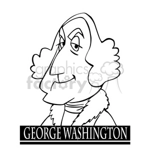 george washington black white
