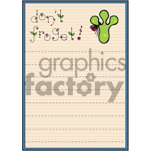 This image features a whimsically styled to-do list or memo notepad. The words don't forget are spelled out in a playful font at the top, decorated with small leaves and flowers, suggesting a nature or garden theme. To the right, there is a cartoonish representation of a frog's foot in green with a pink flower attached to it, adding a fun and quirky touch to the notepad. The notepad itself has horizontal lines with plenty of space below for writing reminders or lists.