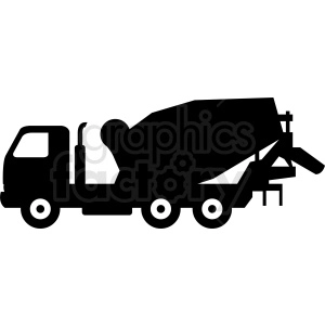 cement truck vector