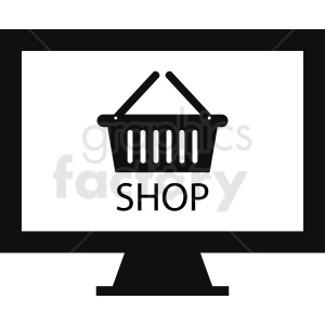 online shopping clipart
