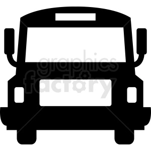 front of bus icon design