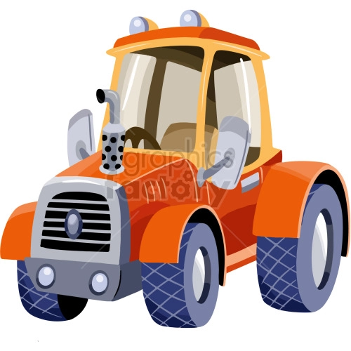 cartoon tractor clipart