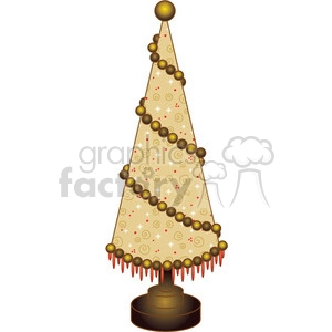 Christmas Tree Cone 01 clipart
