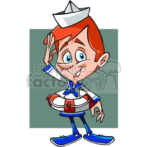 cartoon sailor guy