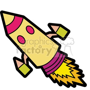 cartoon rocket illustration graphic