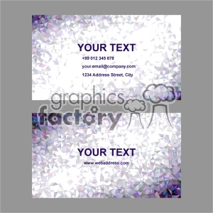 vector business card template set 044