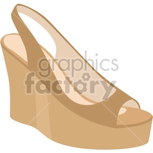 womans wedge shoe