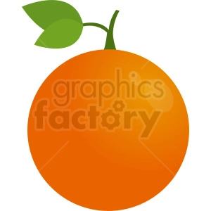 cartoon orange vector icon